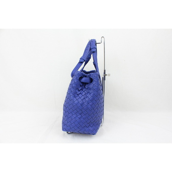 Bottega Veneta Medium Garda Bag Leather Blue - Picture 3 of 10